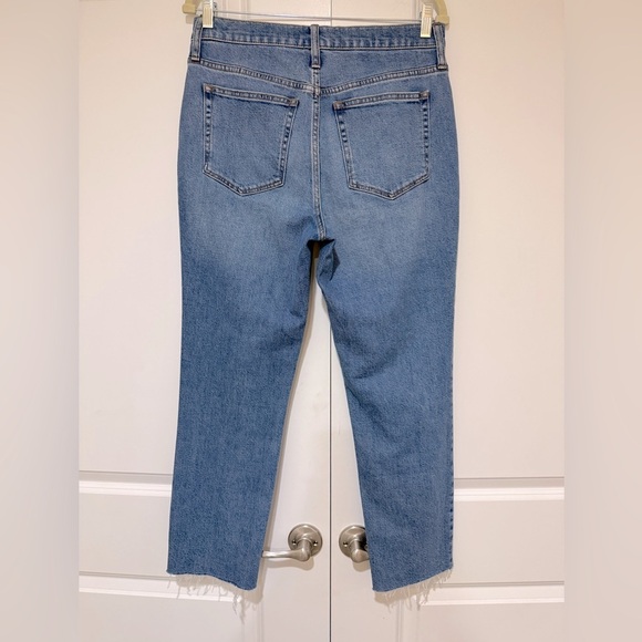 J. Crew Factory Essential straight jean in all-day stretch Size 29 blue like new - Picture 2 of 6